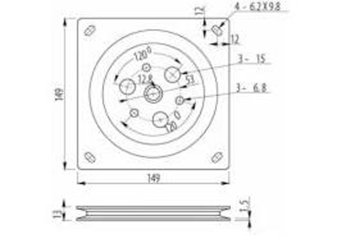 Подставка вращающаяся под TV 150x150