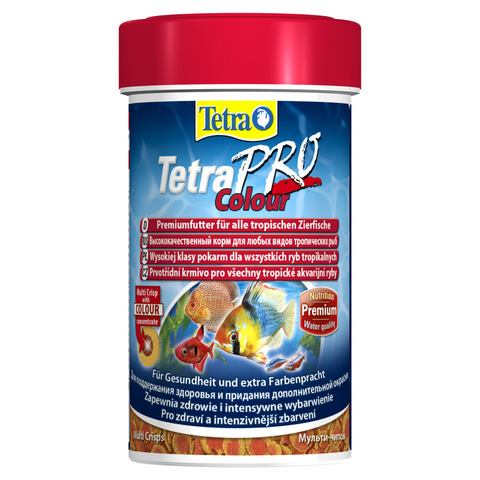 Tetra Pro Color Crisps корм-чипсы для улучшения окраса декоративных рыб (100 мл)