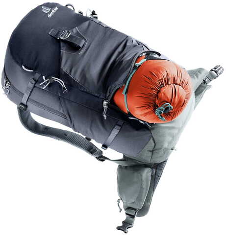 Картинка рюкзак туристический Deuter Trail Pro 33 Black/Shale - 10