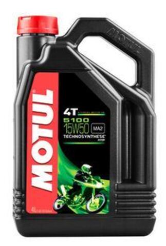 15W-50 Моторное полусинтетическое масло Motul 5100 4T 4L 104083