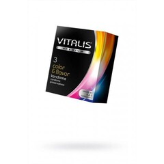 VITALIS №3 Color Презервативы цветные ароматизированные