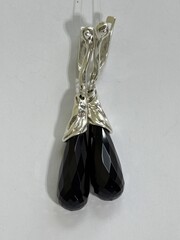 Лава (серьги из серебра)