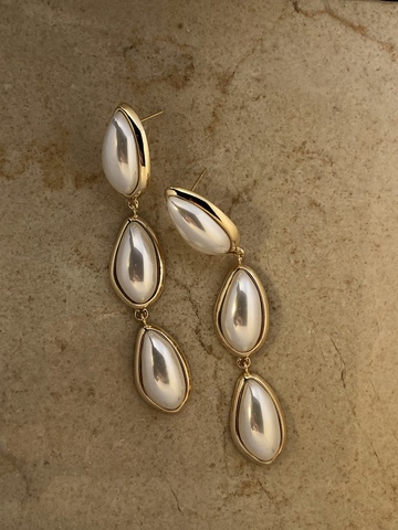 Серьги Биатана, позолота