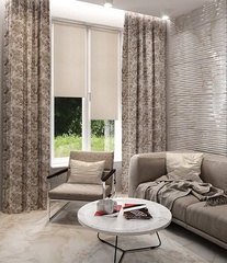 Рулонные шторы Ривера Жемчужный