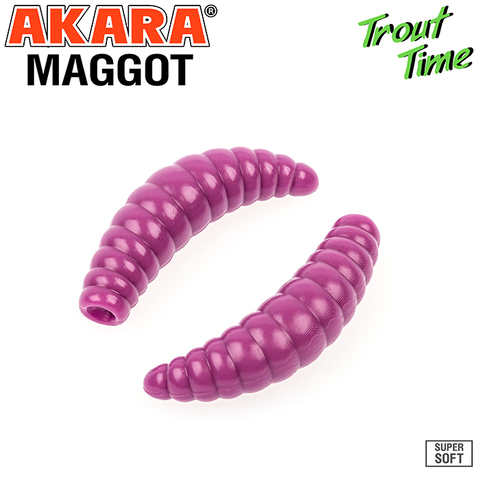 Силиконовая приманка Akara Trout Time MAGGOT 1,6 Cheese 459 (10 ш.т)