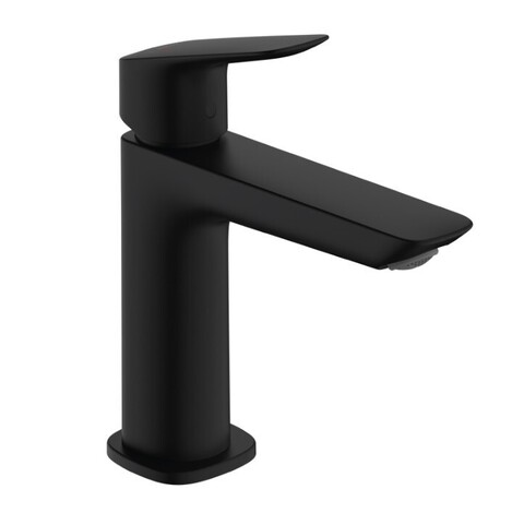 Hansgrohe Logis 71253670 Смеситель для раковины (чёрный матовый)