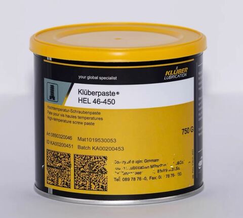 KLUBER Kluberpaste HEL 46-450 - высокотемпературная монтажная паста - 750 г