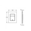 GROHE Skate Cosmopolitan 37535000 Клавиша смыва для унитаза хром
