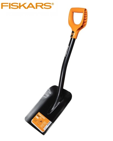 Лопата совковая Fiskars Solid, укороченная (1026649)