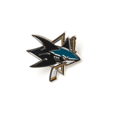 Значок San Jose Sharks металлический