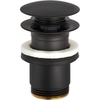 Kludi 1042639-00 Донный клапан  click-clack Черный матовый 290574