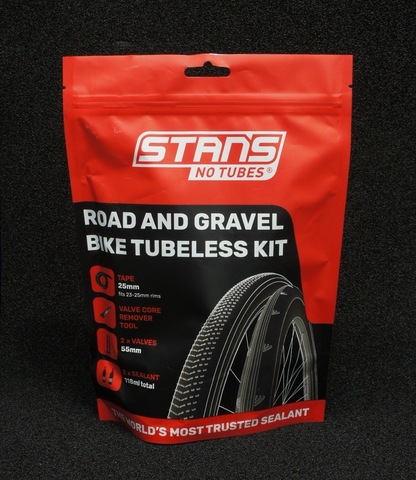 Бескамерный комплект Stan's NoTubes Gravel Kit лента 25мм