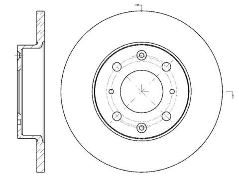 Диск тормозной G-brake  GR-01729