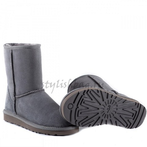 Классические угги серого цвета UGG Classic Short Grey