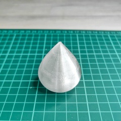 Плафон сферический конус на резьбе/ D4cм, H5см. Пластик