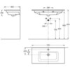 Kerama Marazzi PI.wb.95 Раковина PIANO 95 с крепежом