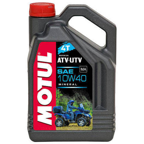 Моторное масло минеральное Motul Atv-Utv 4T 10W-40 4л для квадроцикла