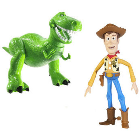 Toy Story 3 Rex & Woody Figures