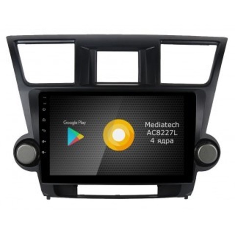Штатная магнитола на Android 8.1 для Toyota Highlander 07-13 Roximo S10 RS-1122