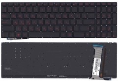 Клавиатура Asus N551J G551 красные буквы