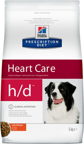 купить хиллс Hill's™ Prescription Diet™ Canine h/d™ Heart Care сухой корм для собак, диетический рацион на ранних стадиях сердечных заболеваний 5 кг