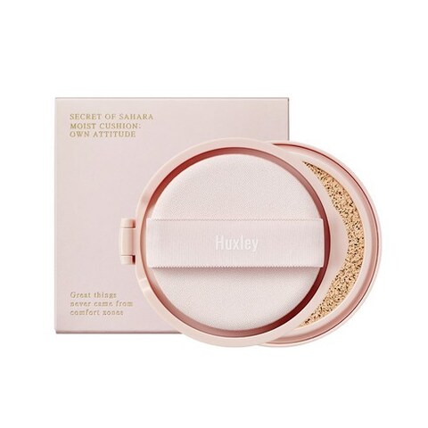 Huxley Secret Of Sahara Moist Cushion; Own Attitude 3 Sand Dune SPF 24 PA ++ 12 g.