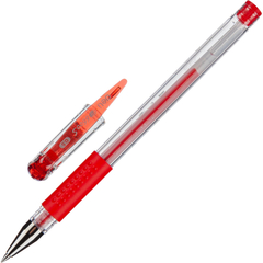 Ручка гелевая неавтомат. Deli Daily д.ш.0,5мм,лин0,35,крас,р/м E6600S