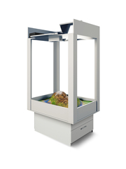 Тумба для интерактивной песочницы "Домик" на колёсиках