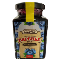 Сибирское Варенье Черничное 260 мл.