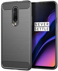 Чехол для OnePlus 7 Pro цвет Gray (серый), серия Carbon от Caseport