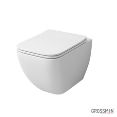 Унитаз подвесной Grossman GR-4447S (с тонким сиденьем)