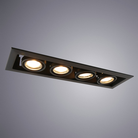 Встраиваемый светильник Arte Lamp Cardani piccolo A5941PL-4BK