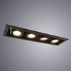 Встраиваемый светильник Arte Lamp Cardani piccolo A5941PL-4BK