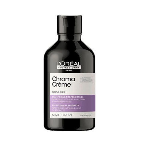 L'Oreal Professionnel Chroma Creme Purple Dyes Shampoo - Шампунь-крем с фиолетовым пигментом для нейтрализации желтизны