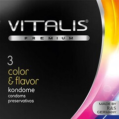 VITALIS №3 Color Презервативы цветные ароматизированные