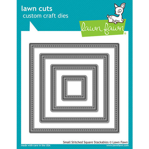 Нож для вырубки геометрический квадрат - Lawn Cuts Custom Craft Dies - Lawn Fawn