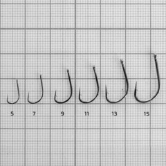 Крючок Helios Izumejina с кольцом №15 цвет BC (10 шт) HS-IZ-15