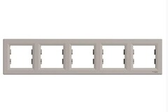 РАМКА 5-ПОСТ БРОНЗА ASFORA /SCHNEIDER/