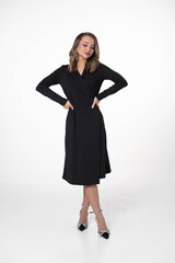 Платье на запах "Black cat"