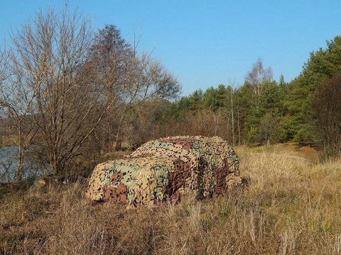Маскировочная сеть 3х6 метра МКТ-2П / ПОЛЕ (армейская)