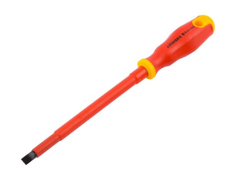 STAYER Electro, SL8 х 175 мм, диэлектрическая отвертка, Professional (25141-08-17)