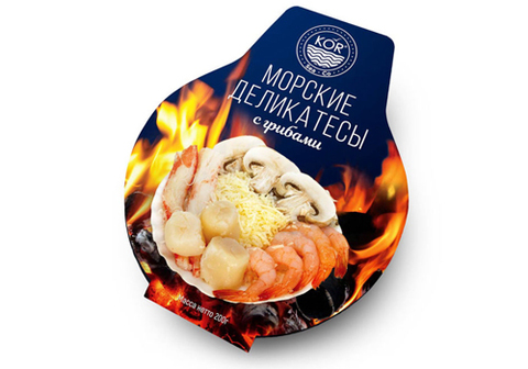 Морские деликатесы с грибами Kor Sea Co, 200г