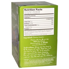 Now Foods, Настоящий чай из сенны, без кофеина, 24 пакетика, 1.7 унций (48 г)