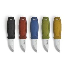 Нож Morakniv Eldris, нержавеющая сталь, цвет черный, ножны, шнурок, огниво, 12629