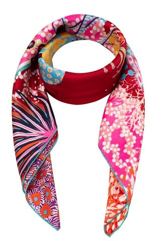 Платок 105х105 Petrusse Penelope Rouge