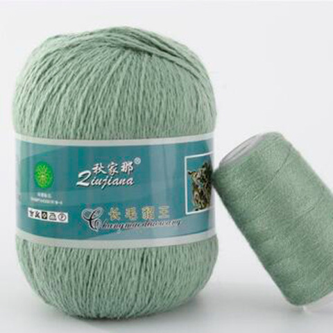Пряжа Mink Wool 032 мята (уп.5 мотков)