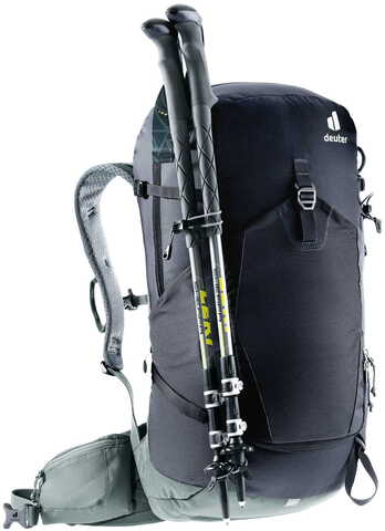 Картинка рюкзак туристический Deuter Trail Pro 33 Black/Shale - 15