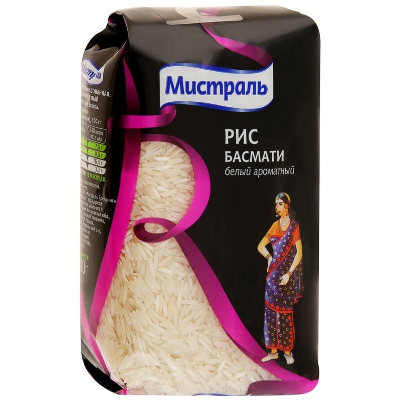 КРУПА МИСТРАЛЬ 500 ГР РИС БАСМАТИ – купить за 300.90 ₽ | FreshMarket