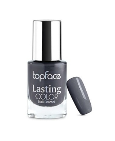 Topface Лак для ногтей Lasting color тон 58  темно-серый- PT104 (9мл)