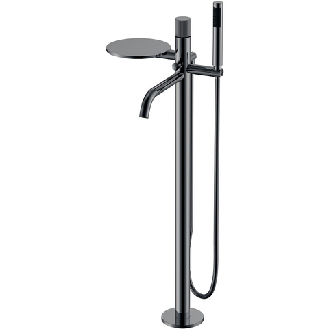Boheme 129-SGM.3 Смеситель STICK напольный SHINE GUN METAL LINEA